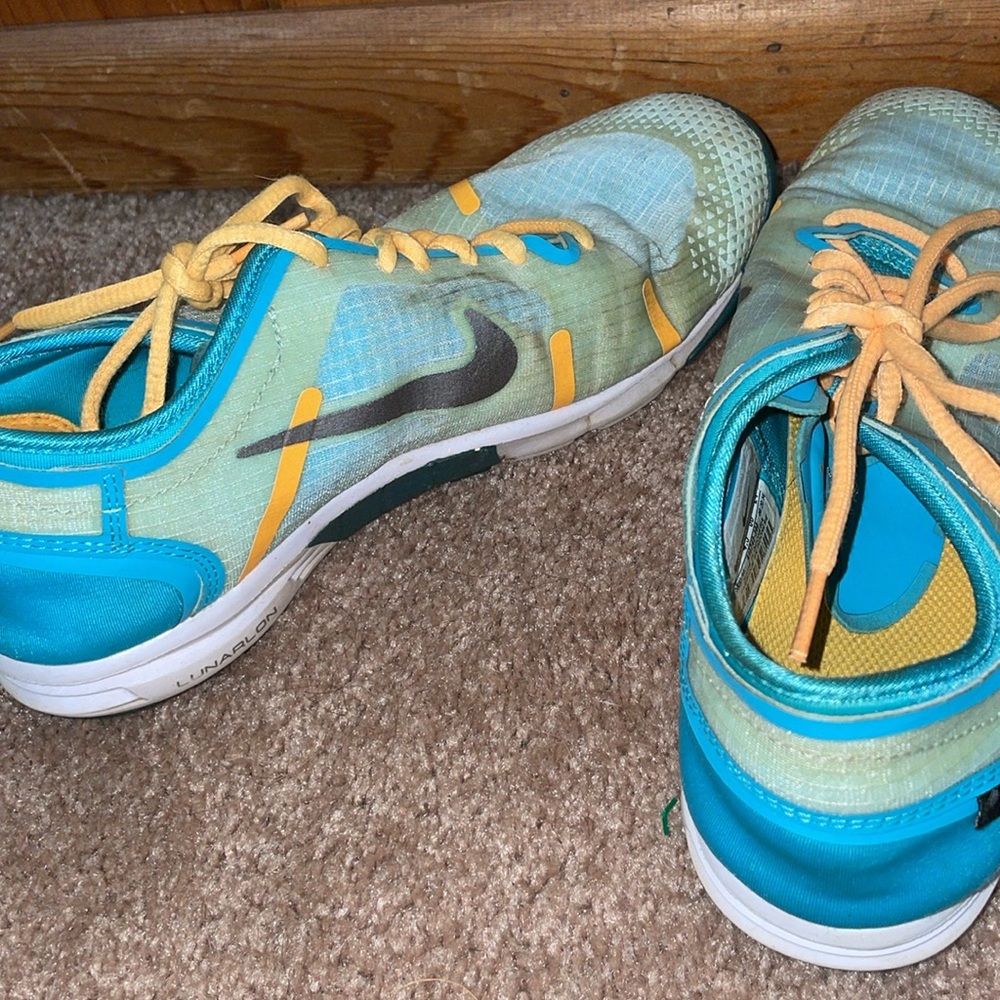 Nike Womens Lunarelement 615743-300 Blue Running Shoes Sneakers size 7 sports - Picture 5 of 9